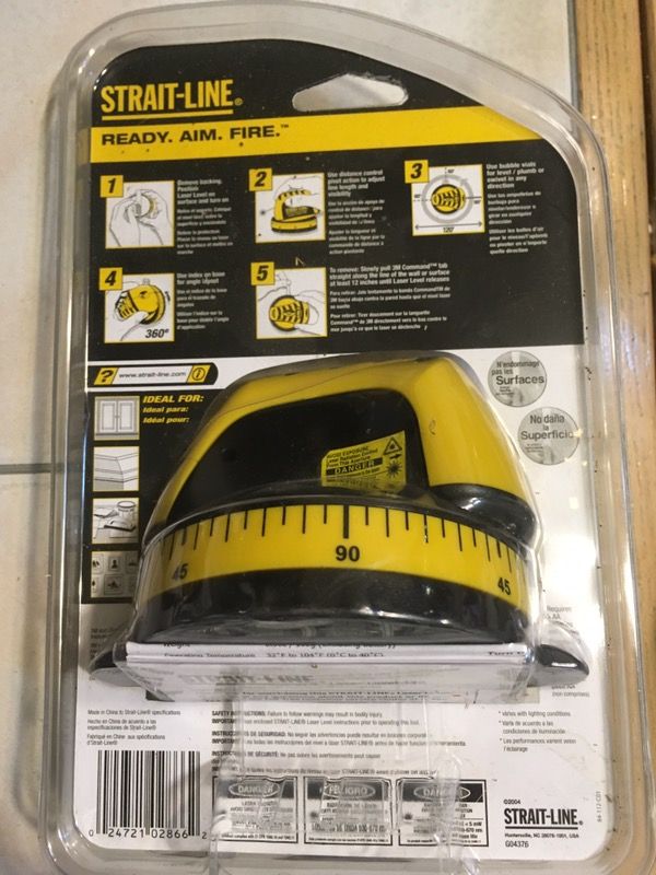 Straitline Laser Level Manual