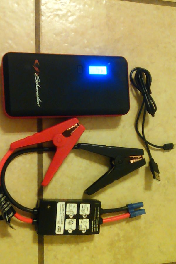 New Schumacher Sl1315 Jump Starter Power Pack Lithium Polymer Battery 37wh Cranking Amps 800a