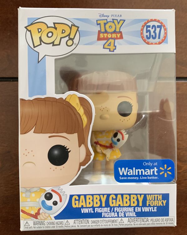 gabby gabby with forky funko pop