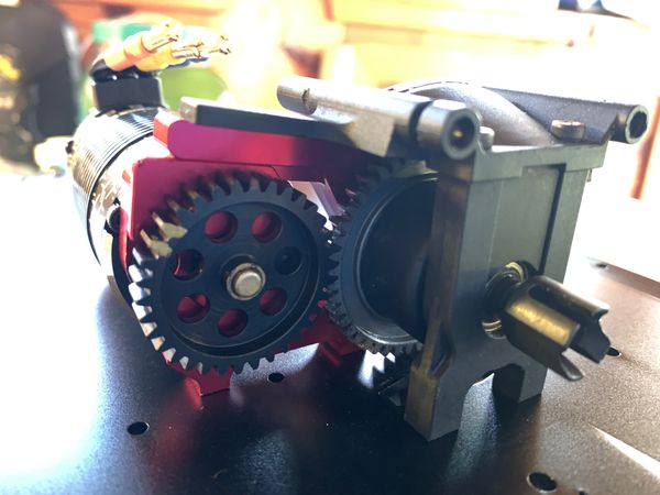 arrma limitless motor size