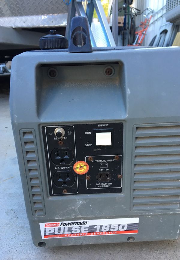 Coleman powermate pulse 1850 portable generator for Sale in Phoenix, AZ