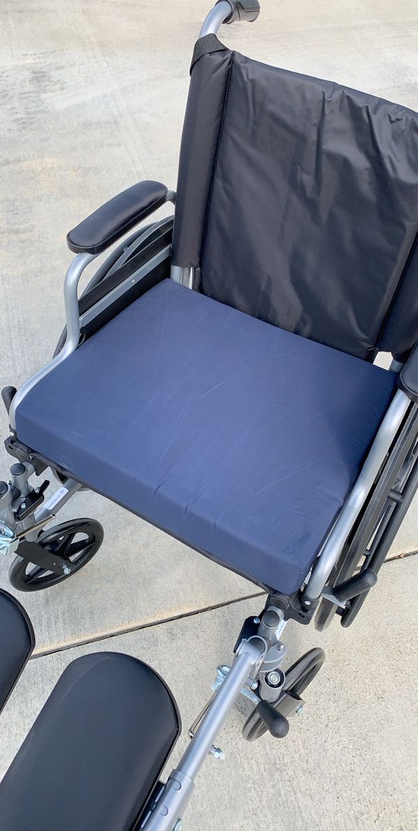 Medline Lightweight Wheelchair with FlipBack, Elevating Leg Rests with