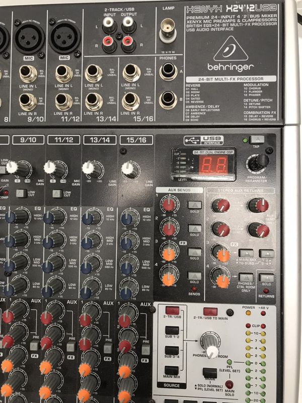 Behringer XENYX 2442 USB 16 Channel mixer for Sale in Anaheim, CA - OfferUp