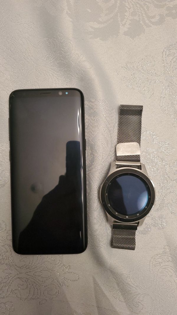 iphone x with samsung galaxy watch