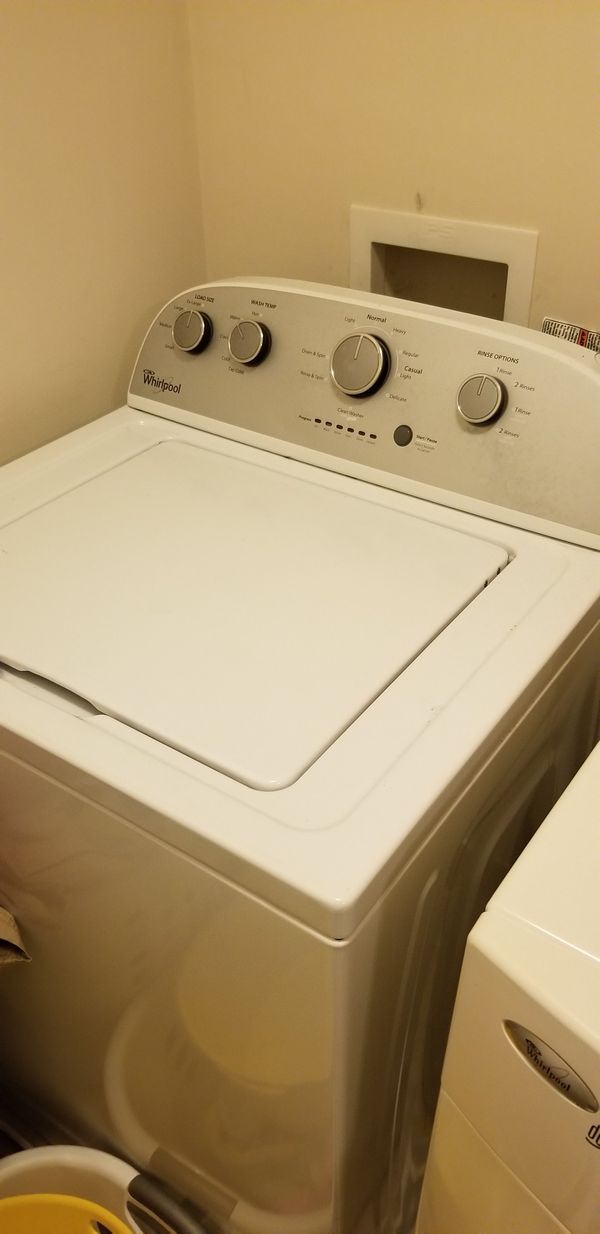 Whirlpool Top-Load Washer (White) (Model # WTW4800BQ) For Sale In Fuquay Varina, NC - OfferUp