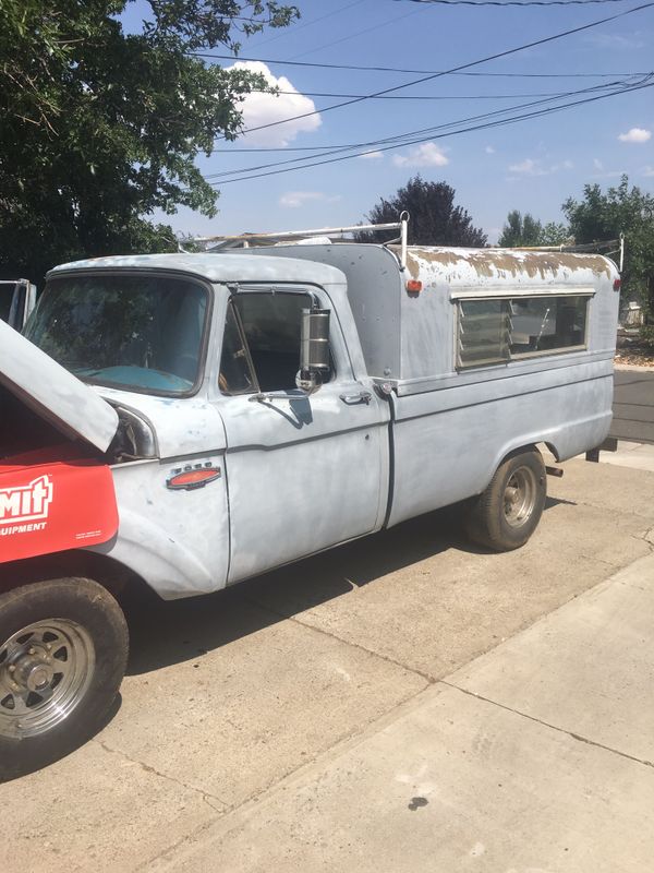 1965 Ford F100 with Caravan camper shell for Sale in Reno, NV OfferUp