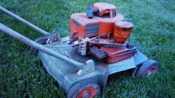 Vintage Sears Craftsman 131 Gas Push Mower- Motor is free all parts ...