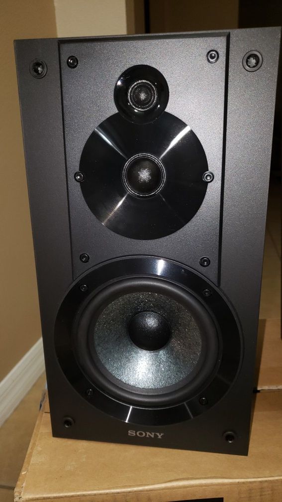 Sony Core Series SSCS5 5" 3Way Bookshelf Speakers (Pair) Black for