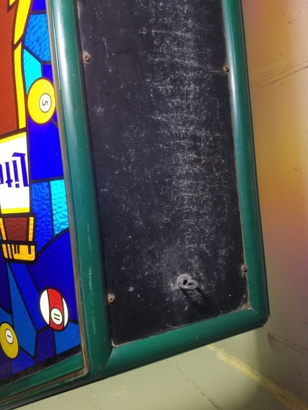 miller lite pool table felt