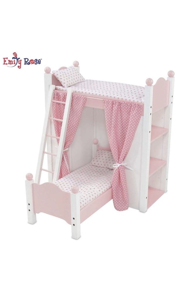 emily rose doll bed