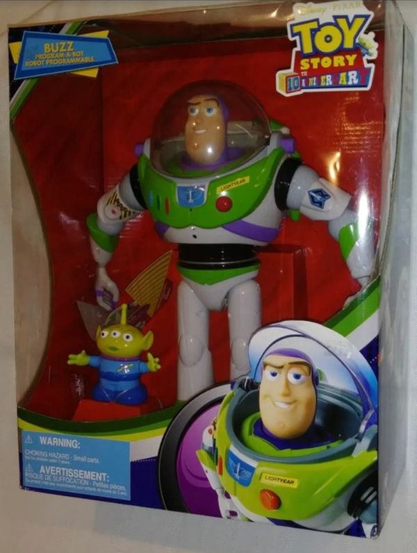 Disney 10th Anniversary Toy Story RC Remote Control Programmable Robot ...