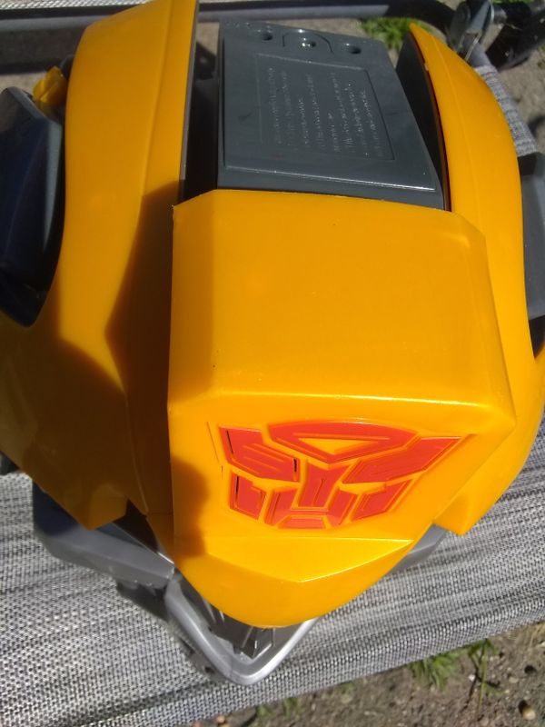 transformer talking helmet