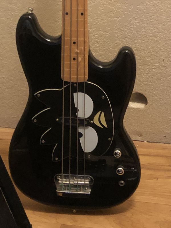 Guitar Fender Squier BadtzMaru Bronco Bass guitar. for Sale in