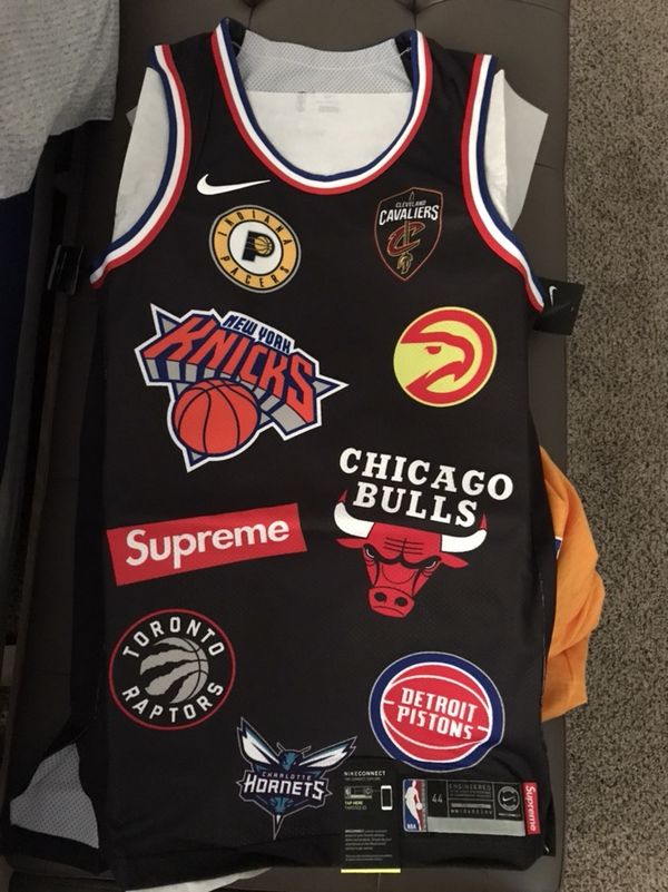 Supreme X NBA X Nike black authentic jersey for Sale in Stockton, CA - OfferUp