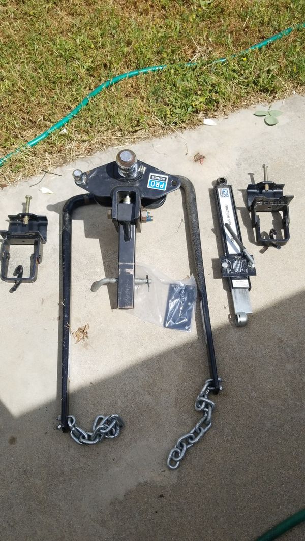Trailer hitch torsion bars and sway bar and perfect condition sold my