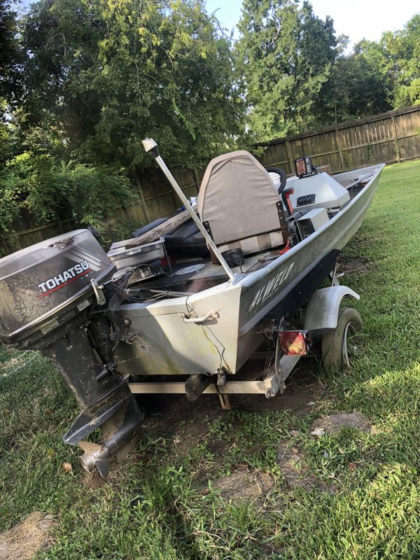Aluminum jon boat for Sale in Channelview, TX OfferUp