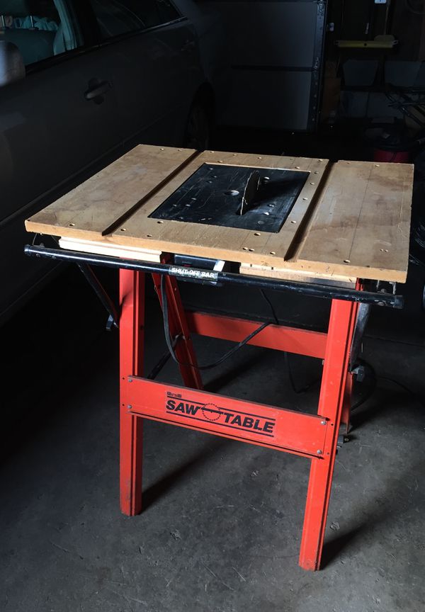 Hirsh Saw Table with Black & Decker Circular Saw for Sale ...