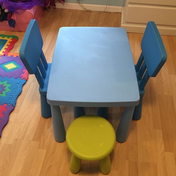 Children's IKEA plastic table and chairs for Sale in Bothell, WA - OfferUp