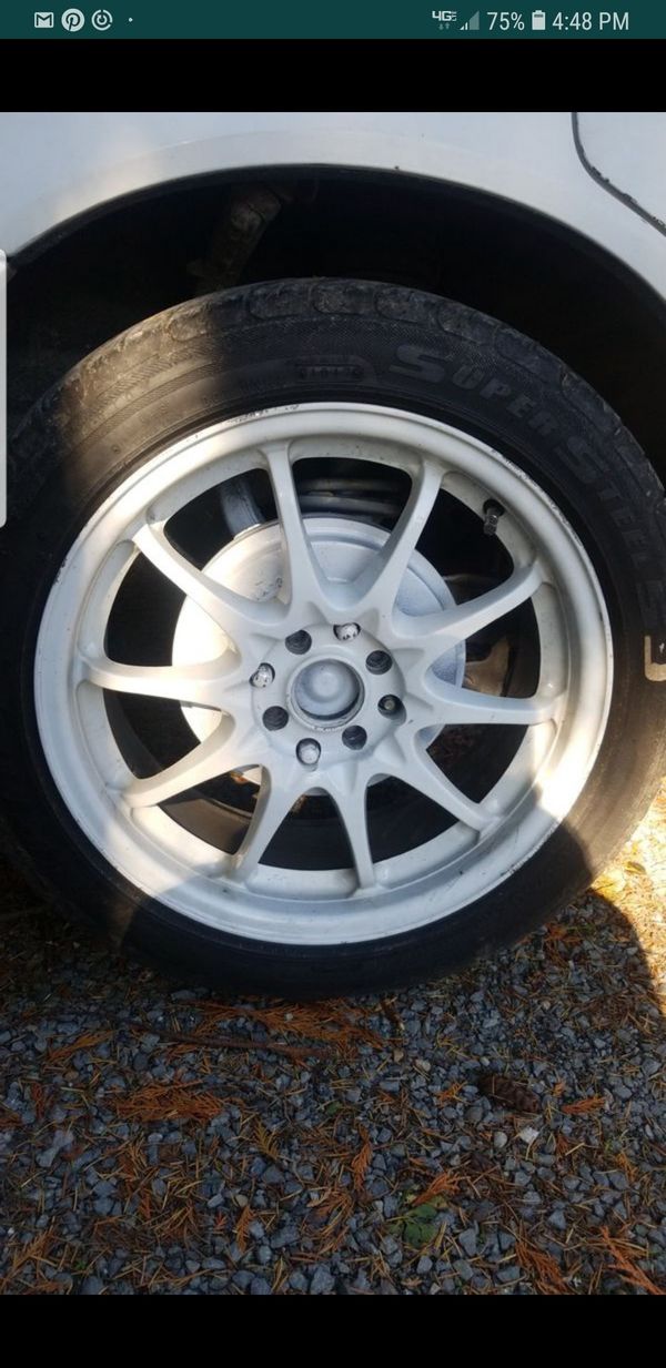 17 inch universal 4 lug rims NEW TIRES for Sale in WA OfferUp