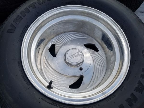 15x10 Eagle Alloys wheels 295 50 15 tires C10 Chevy Silverado GMC ...