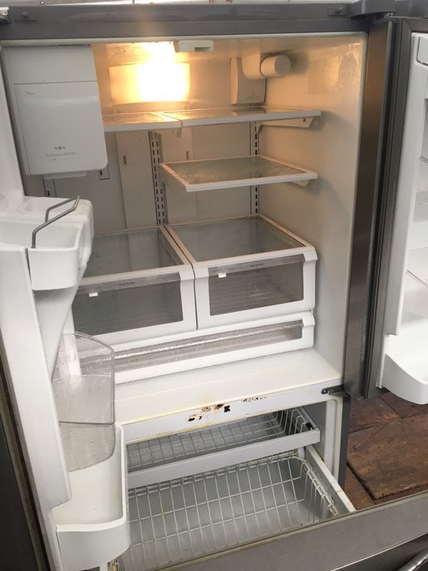 FRIGIDAIRE STAINLESS FRENCH DOOR FRIDGE 36" WIDE REFRIGERATOR 68.25 tall 32" deep for Sale in