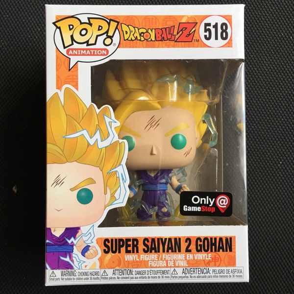 FUNKO POP! Super Saiyan 2 Gohan #518 Game Stop Exclusive with Pop ...