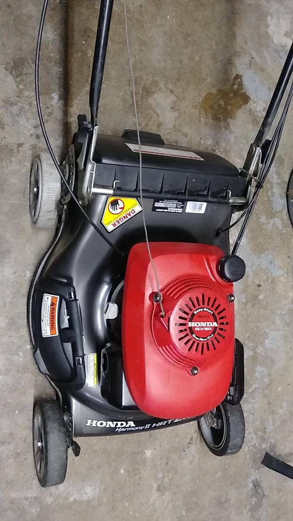 Honda Harmony II hrt216 on the hrt216 that