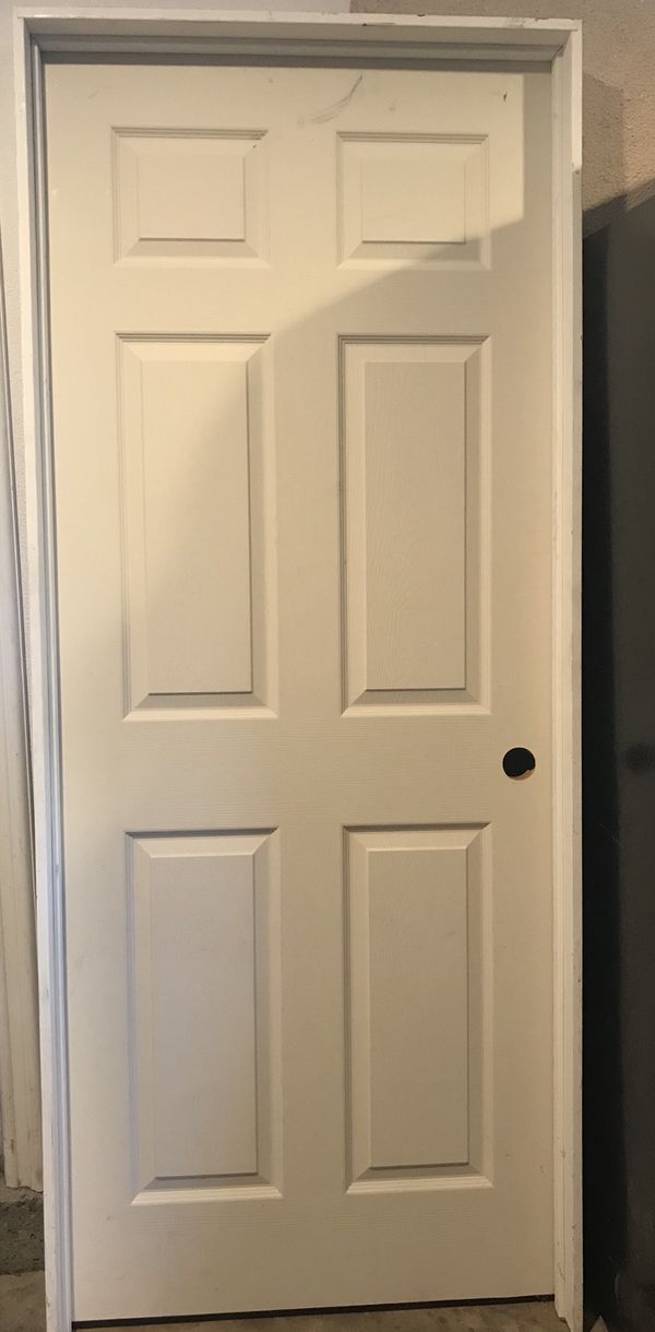 6 panel door with frame 32x80” for Sale in Costa Mesa, CA OfferUp