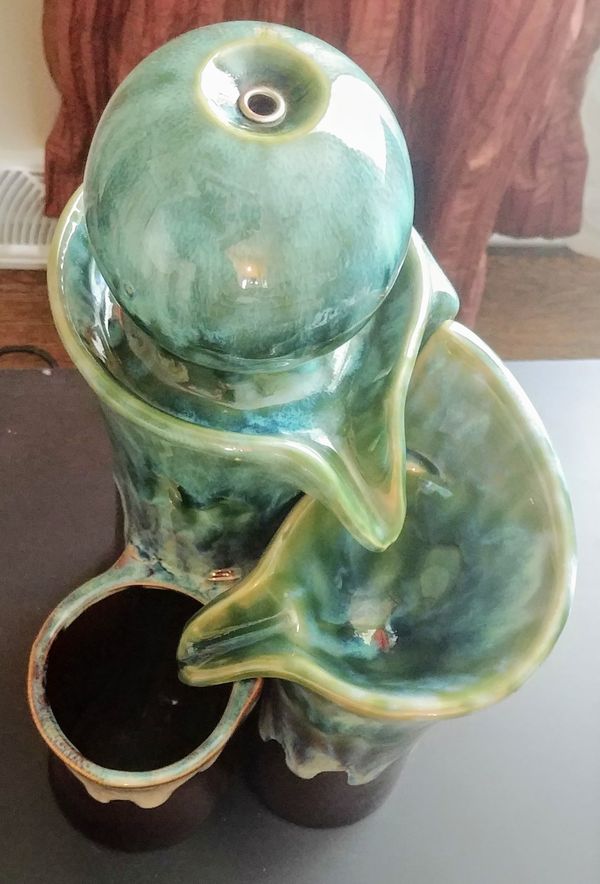 Pier 1 ceramic table fountain for Sale in Mundelein, IL OfferUp