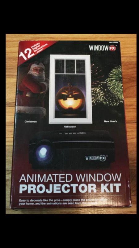 Window FX Animated Scene Projector Kit Halloween Christmas Holiday