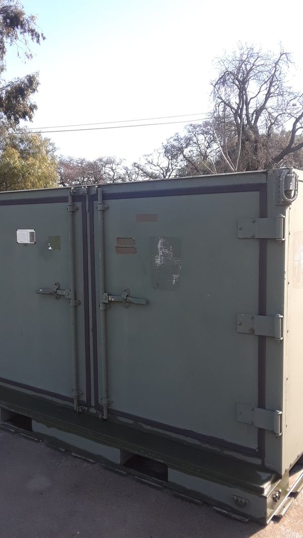 7X8 AAR Military Storage Container Aluminum Heavy Duty Storage Conex