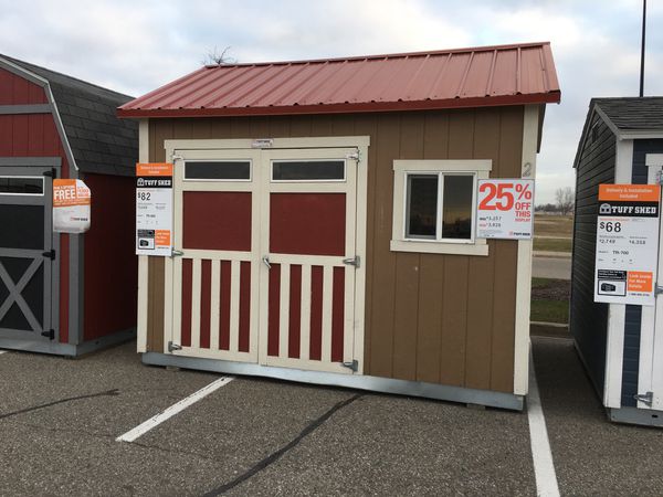 tuff shed tr-800 10' x 12' for sale in dearborn, mi - offerup