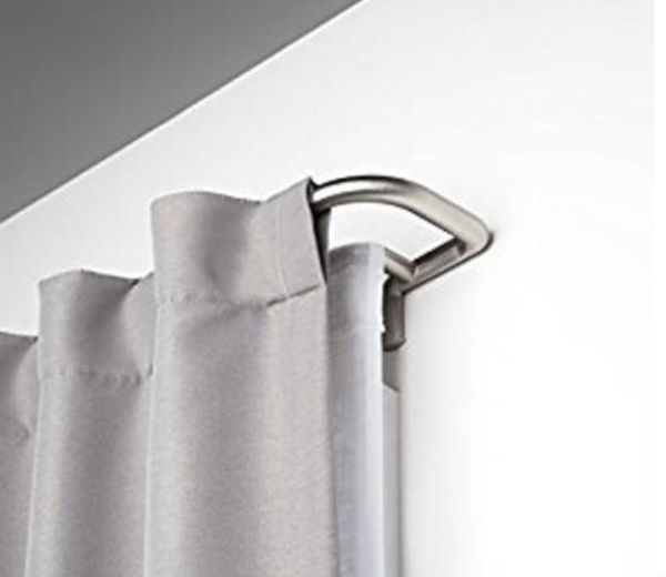 Umbra Twilight Double Curtain Rod Set Wrap Around Design is Ideal for
