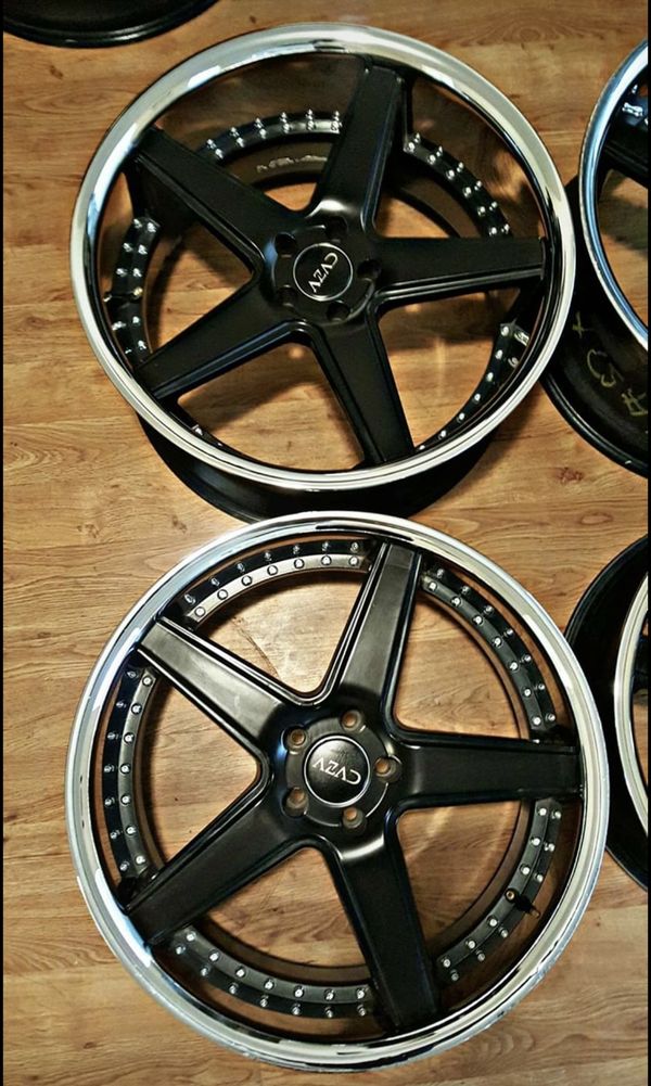 22” Cvzv Staggered Rims for Sale in Houston, TX OfferUp