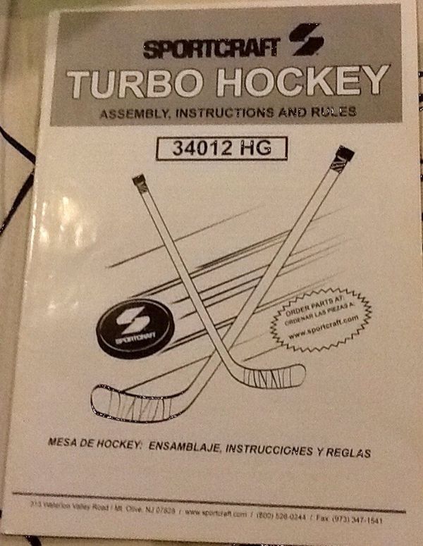 Sportcraft Turbo Air Hockey Table 34012hg For Sale In Morristown