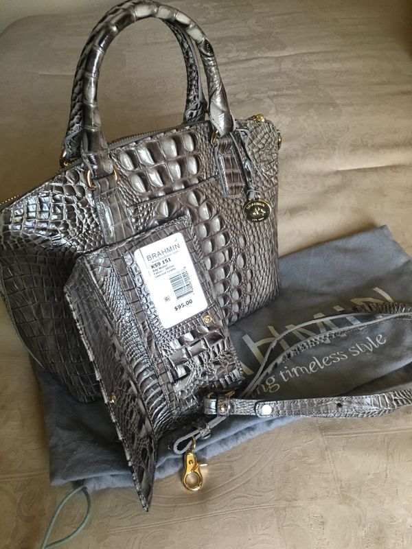 Brahmin Designer Leather Handbag, Wallet & Keychain for Sale in Venice, FL - OfferUp