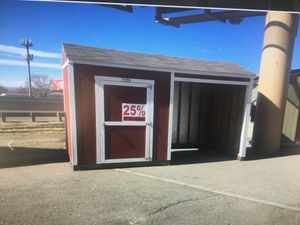 our smallest standard shed model, the 4×8 size is designed