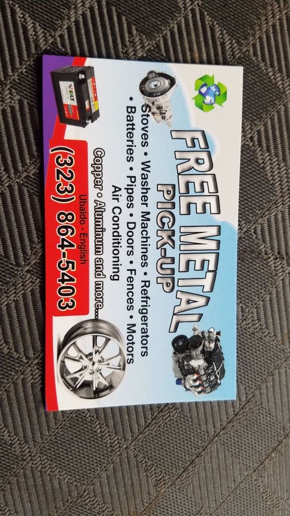 Free scrap metal pick up for Sale in Loma Linda, CA OfferUp