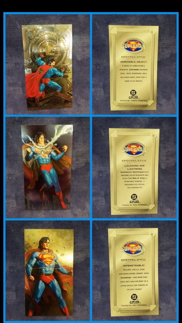 1994 skybox superman cards