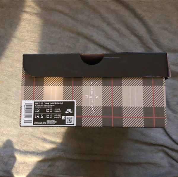 nike sb travis scott box