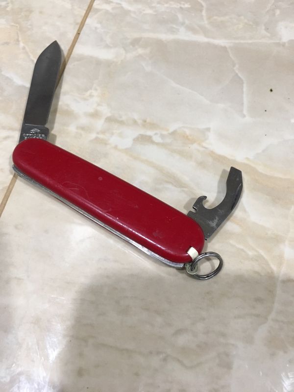 Vintage Victorinox Rostfrei Officier Suisse Swiss Army Knife Pocket