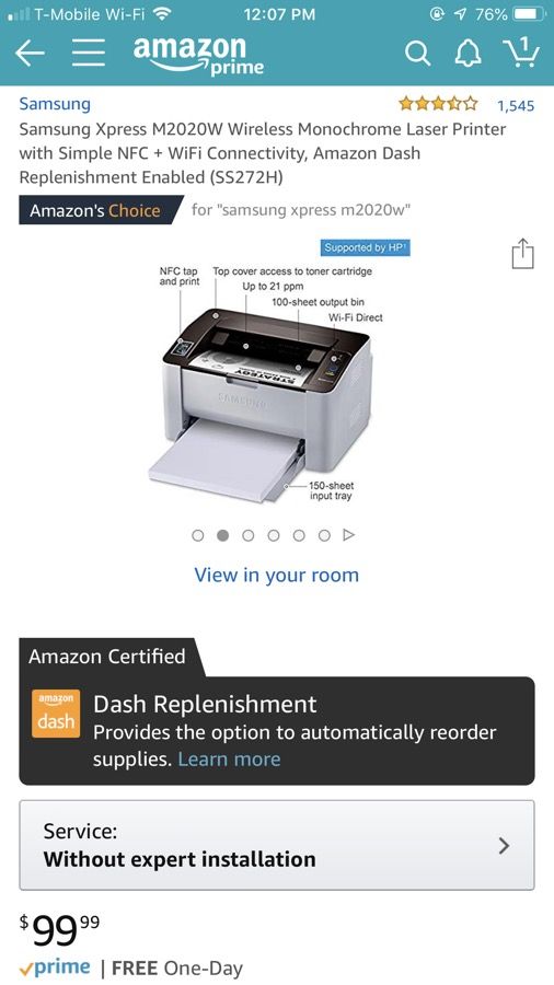 Samsung Xpress m2020w printer for Sale in Fircrest, WA OfferUp