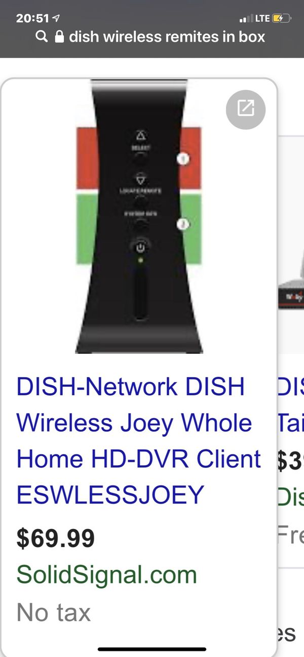 Dish wireless joeys new in the box and used for Sale in SEATTLE, WA