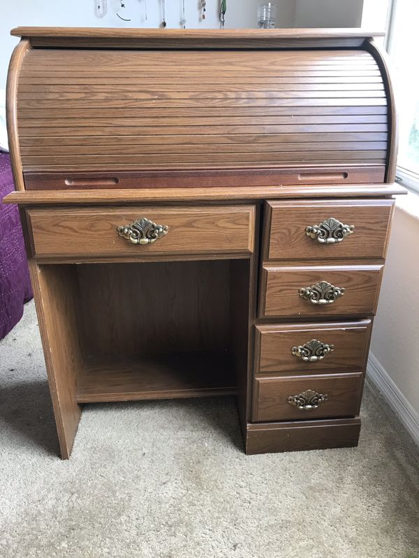 Vintage Riverside Furniture Roll Top Desk for Sale in Orlando, FL OfferUp