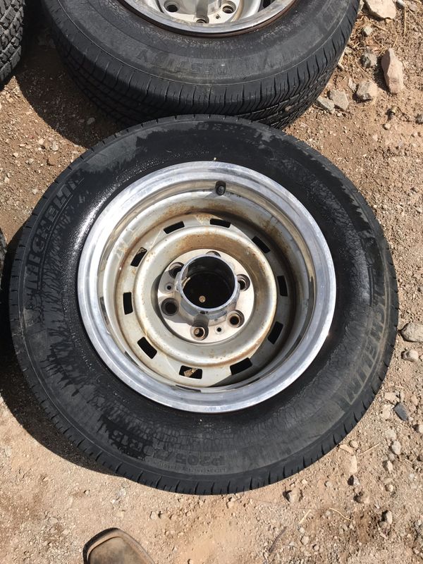 15x8 6 lug c10 k5 blazer original GM rally wheels for Sale in Queen ...