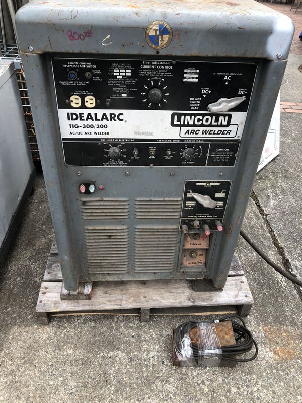 Lincoln Idealarc TIG-300 AC/DC Stick Welder for Sale in Seattle, WA