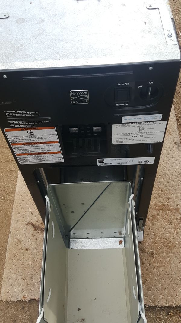 Kenmore Elite trash compactor for Sale in Fallbrook, CA OfferUp