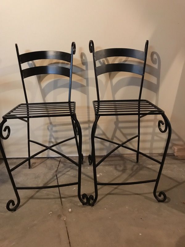 Pier 1 Belleforte Wrought Iron Bar Stools For In Broadview Heights Pier 1 Belleforte Wrought Iron Bar Stools