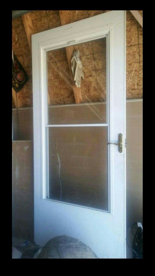 Screen door, storm door 36x80 for Sale in Hesperia, CA OfferUp