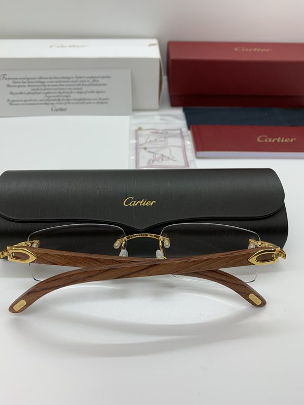 vintage cartier wood frames